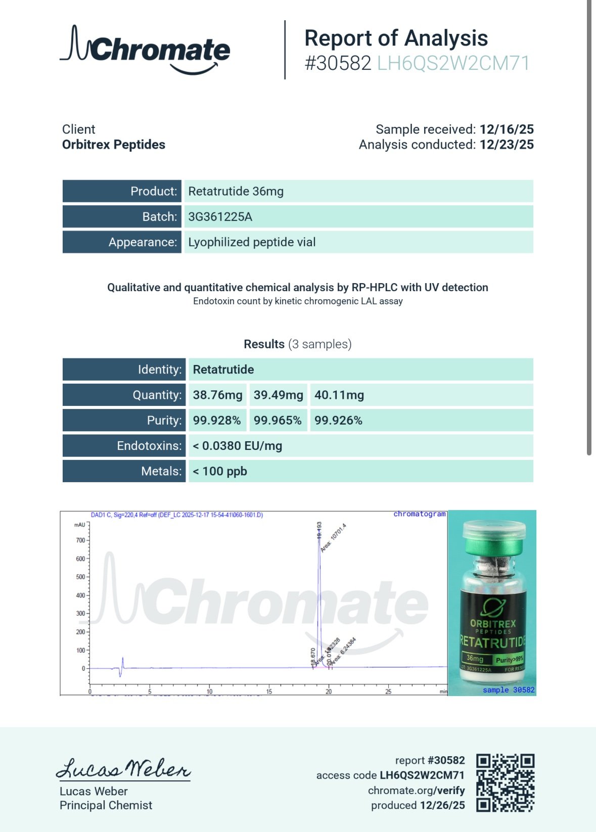 Retatrutide 36mg - Image 2